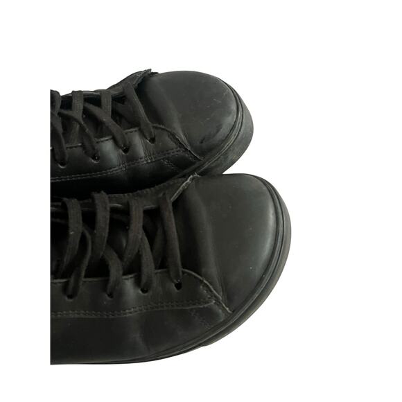Birkenstock Bend Mid Sneaker Boot •38/W7 M5• Black Natural Leather Lace Up $185 - Picture 11 of 15